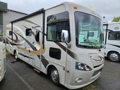 2015 Thor Motor Coach Hurricane   RV, fully loaded with premium options, available at Poulsbo RV.