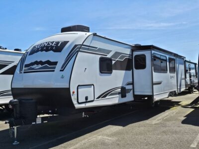 2025 CrossRoads Sunset Trail   RV, fully loaded with premium options, available at Poulsbo RV.