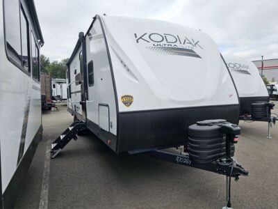 2025 Dutchmen Kodiak Ultra   RV, fully loaded with premium options, available at Poulsbo RV.