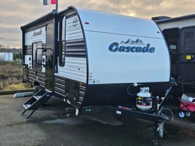 2025 Forest River Cascade   RV, fully loaded with premium options, available at Poulsbo RV.