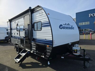 2025 Forest River Cascade   RV, fully loaded with premium options, available at Poulsbo RV.