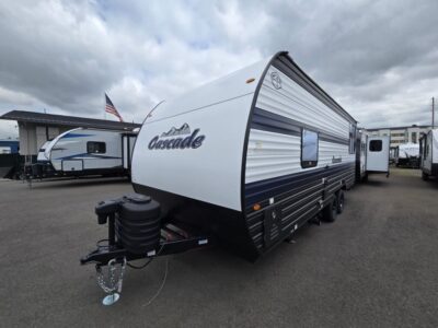 2025 Forest River Cascade   RV, fully loaded with premium options, available at Poulsbo RV.