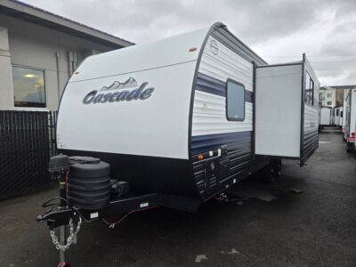 2025 Forest River Cascade   RV, fully loaded with premium options, available at Poulsbo RV.