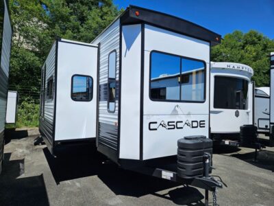 2025 Forest River Cascade   RV, fully loaded with premium options, available at Poulsbo RV.