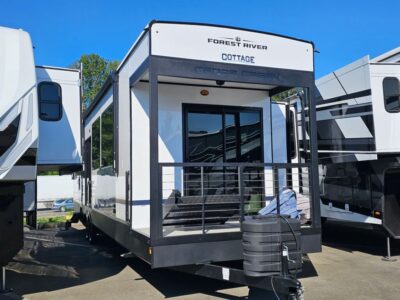 2025 Forest River Cedar Creek Cottage   RV, fully loaded with premium options, available at Poulsbo RV.