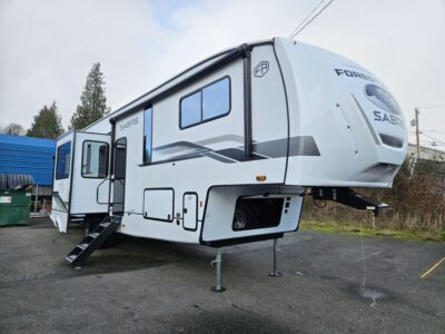 2025 Forest River Sabre   RV, fully loaded with premium options, available at Poulsbo RV.