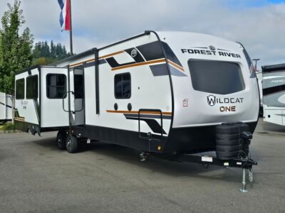 2025 Forest River Wildcat   RV, fully loaded with premium options, available at Poulsbo RV.
