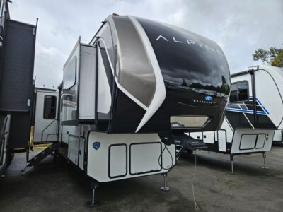 2025 Keystone Alpine   RV, fully loaded with premium options, available at Poulsbo RV.