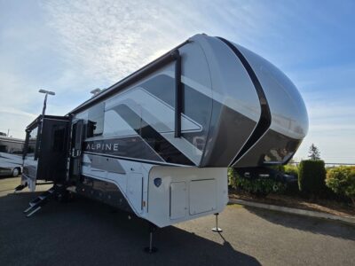 2025 Keystone Alpine   RV, fully loaded with premium options, available at Poulsbo RV.