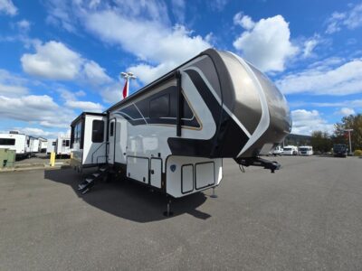 2025 Keystone Alpine Avalanche Edition   RV, fully loaded with premium options, available at Poulsbo RV.