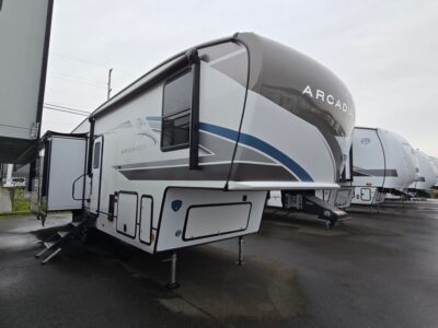 2025 Keystone Arcadia   RV, fully loaded with premium options, available at Poulsbo RV.