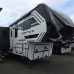 2025 Keystone Raptor   RV, fully loaded with premium options, available at Poulsbo RV.