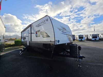 2025 Keystone Raptor Carbon Aluminum   RV, fully loaded with premium options, available at Poulsbo RV.
