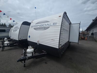 2025 Keystone Springdale Classic Single   RV, fully loaded with premium options, available at Poulsbo RV.