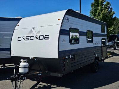 2026 Forest River Cascade   RV, fully loaded with premium options, available at Poulsbo RV.