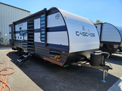 2026 Forest River Cascade   RV, fully loaded with premium options, available at Poulsbo RV.