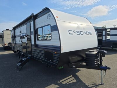 2026 Forest River Cascade   RV, fully loaded with premium options, available at Poulsbo RV.