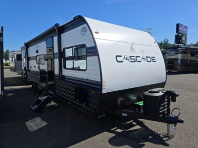 2026 Forest River Cascade   RV, fully loaded with premium options, available at Poulsbo RV.