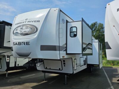 2026 Forest River Sabre   RV, fully loaded with premium options, available at Poulsbo RV.