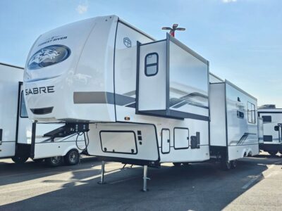 2026 Forest River Sabre   RV, fully loaded with premium options, available at Poulsbo RV.