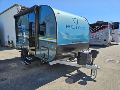 2026 Keystone Reign   RV, fully loaded with premium options, available at Poulsbo RV.