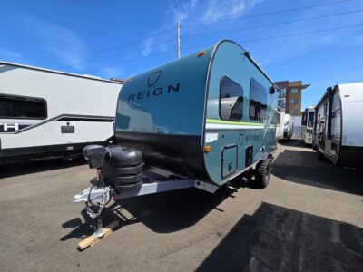 2026 Keystone Reign   RV, fully loaded with premium options, available at Poulsbo RV.